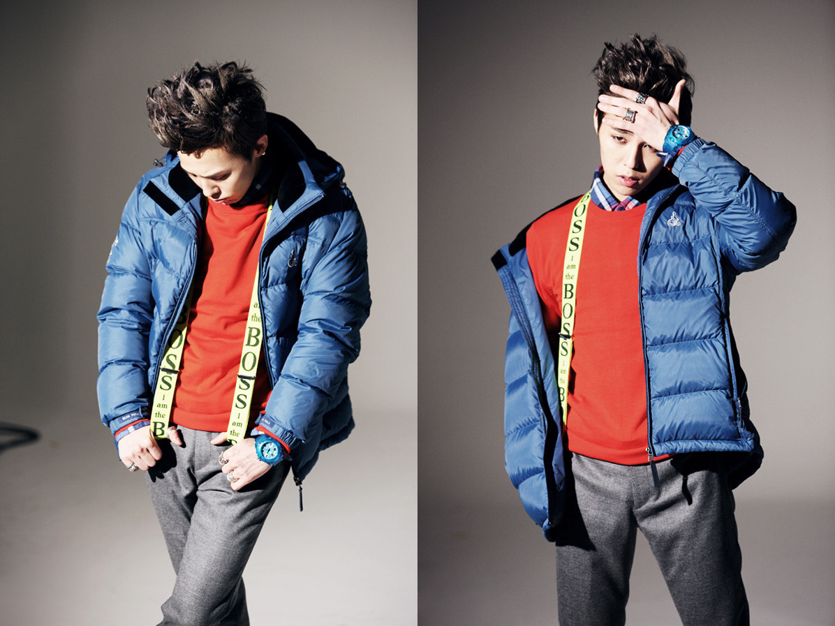 权志龙穿搭风格羽绒服,权志龙巴黎世家羽绒服