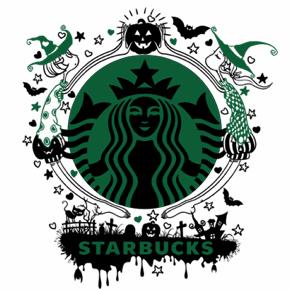 这个万圣节，36位插画师把星巴克女郎玩坏了……