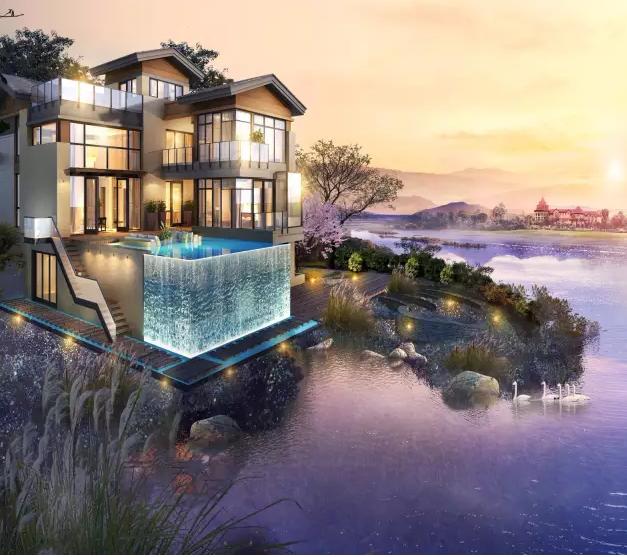 住豪宅也得有福气,住豪宅开豪车还不满意