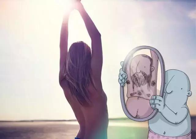 当涂鸦与时尚的元素相结合,插画和创意结合图片