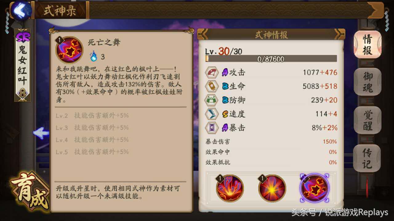 阴阳师鬼女红叶是什么样的式神,阴阳师鬼女红叶动漫