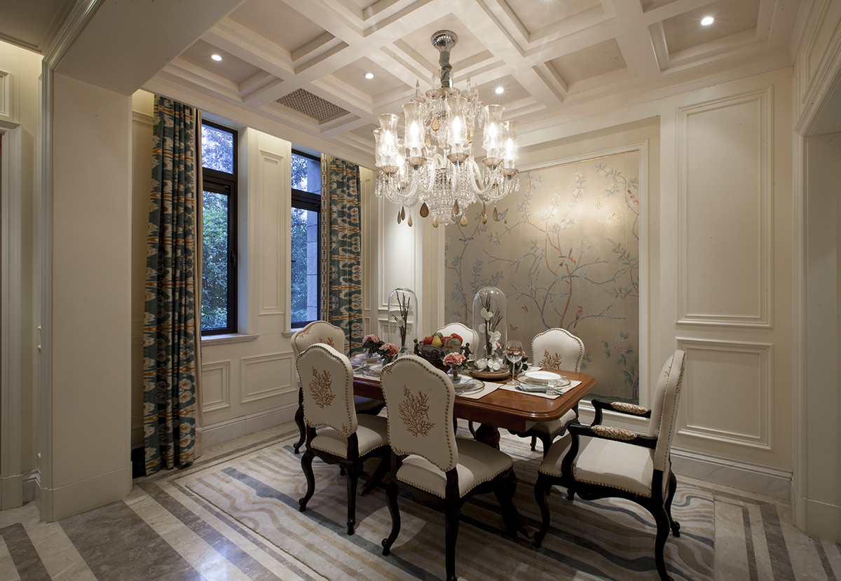 300平叠加别墅四层装修效果图,300平联排别墅装修