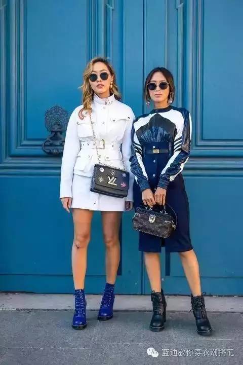 杨幂下衣消失搭配长筒靴,杨幂过膝靴里都穿了啥