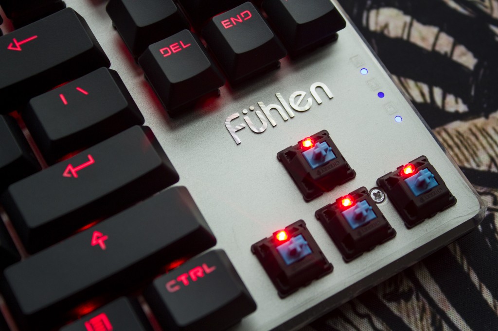 富勒G87S机械键盘,富勒的cherry红轴机械键盘