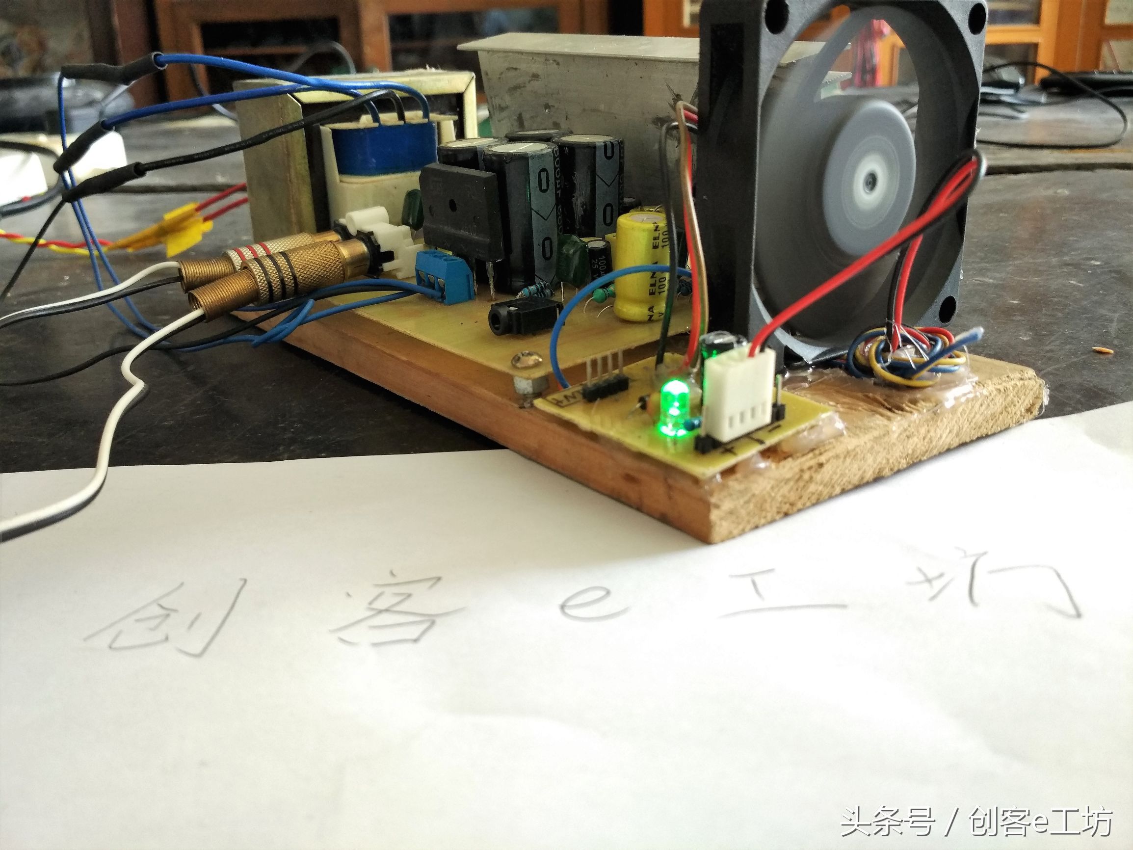 做功放最简单,lm3886能做出大功率功放吗