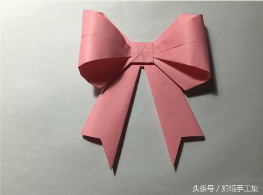 六方盒礼品盒蝴蝶结系法慢动作,蝴蝶结折纸大全简单又漂亮视频