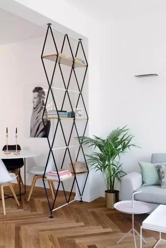 墙面镂空隔断效果图,墙隔断轻奢效果图