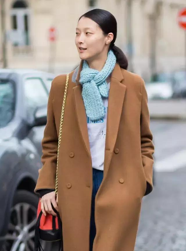 杨幂同款的围巾真洋气,杨幂同款格子围巾