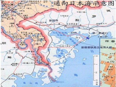 图们江出海口属于哪里的,东北历史上的出海口