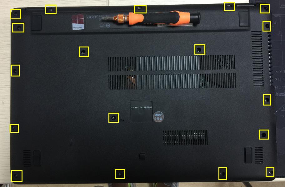 宏碁v5591g拆机,小白装机固态硬盘win10