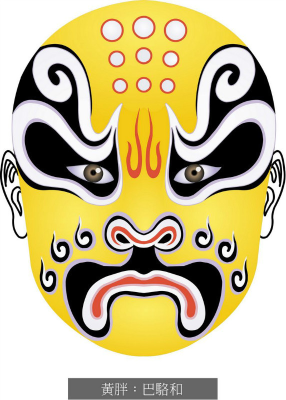 国粹脸谱重组画,国粹创意经典脸谱