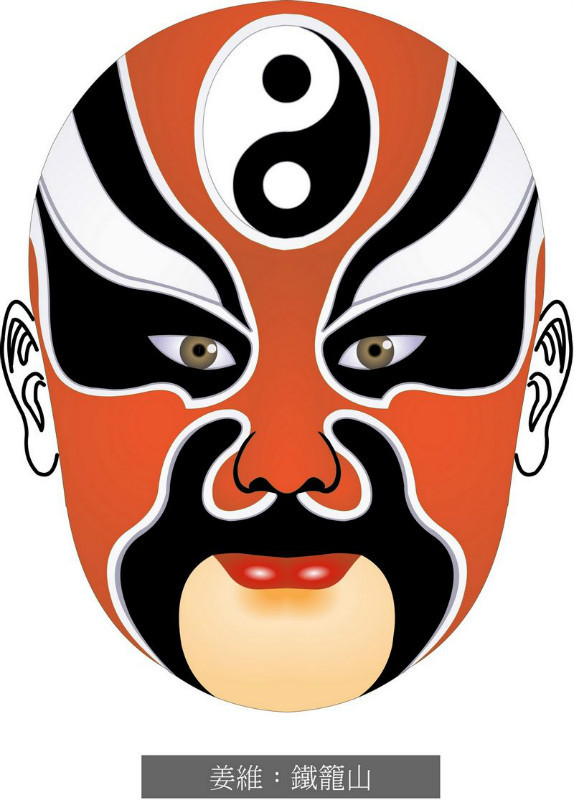 国粹脸谱重组画,国粹创意经典脸谱