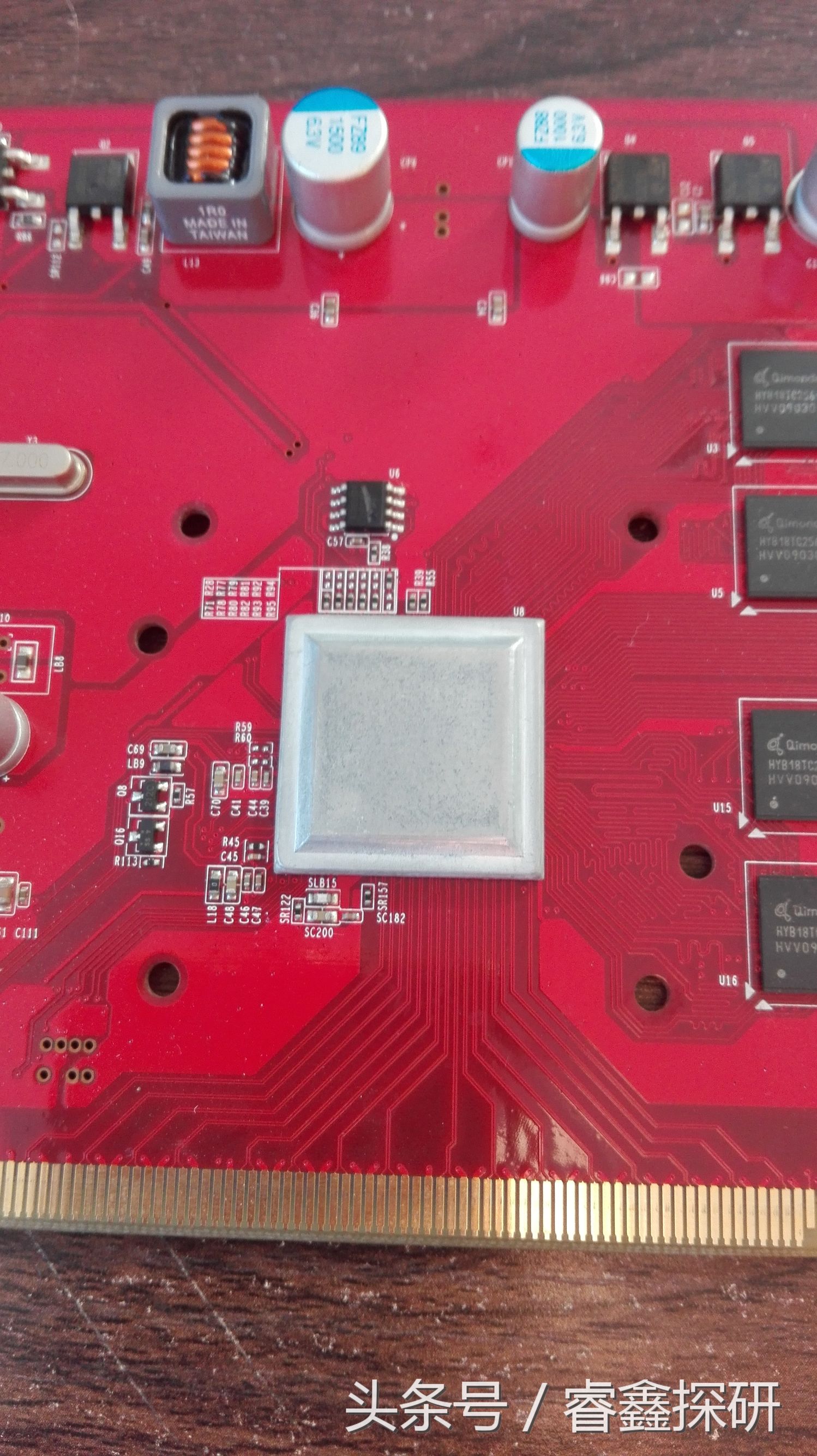 拆一个电脑板,gf9500gt512m显卡