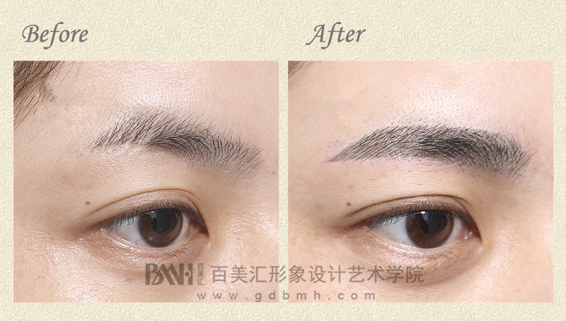 百美汇解惑--纹眉后颜色很淡是怎么回事？