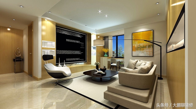 高级感电视墙设计现代简约,电视墙设计现代轻奢简约