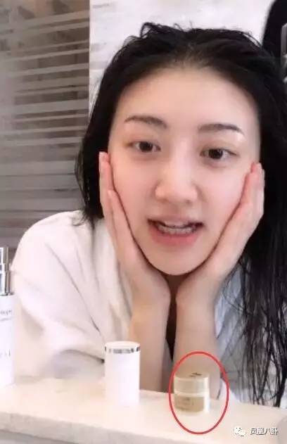 景甜直播洗脸用了什么,景甜素颜做直播
