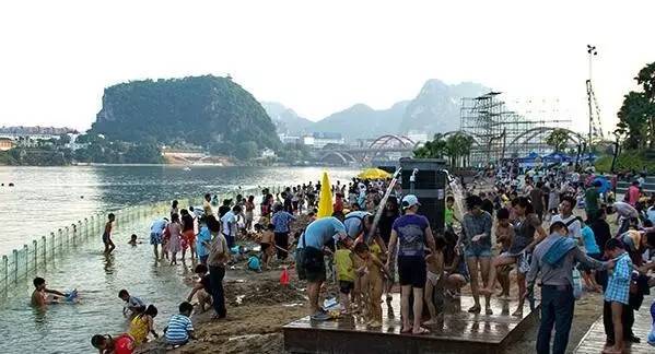 超爽！柳州又一人工沙滩诞生！不出柳州就能看到马尔代夫！