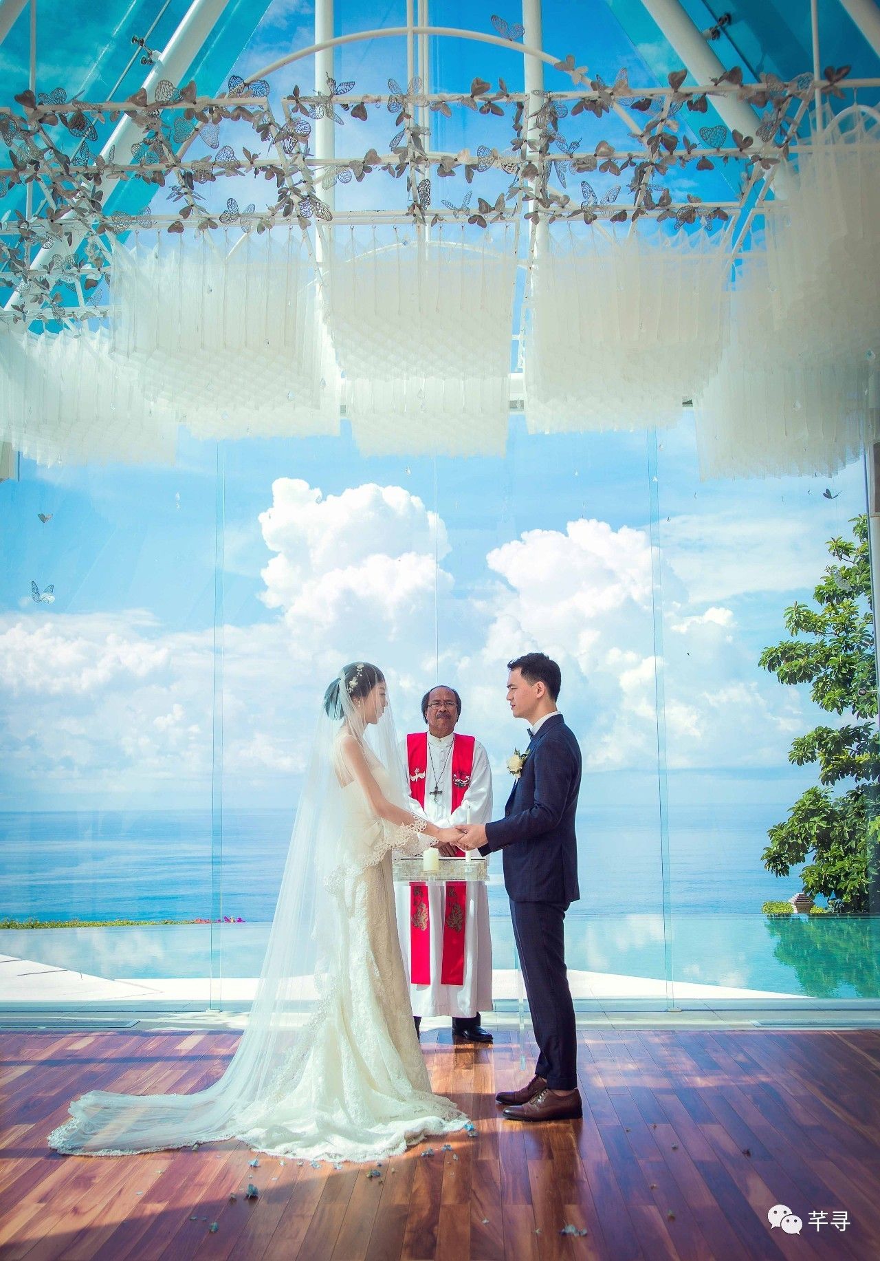 巴厘岛水之教堂,被上帝保佑的地方