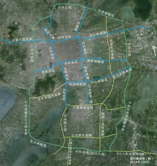 苏州几环怎么划分,苏州中环是指哪些地方