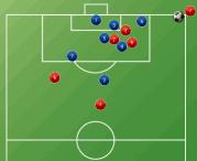 左后卫必学十大技巧足球,小场七人制足球跑位基本教学