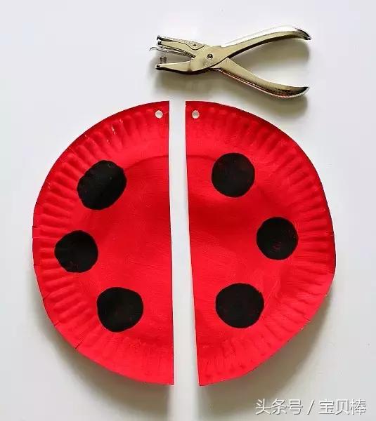 七星瓢虫手工贺卡,手工制作花朵贺卡小瓢虫