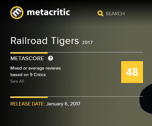 铁道飞虎为什么评分低,北美评价铁道飞虎