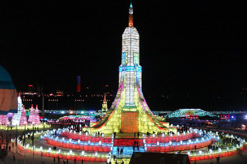 漠河神秘景区,与俄罗斯隔河相望