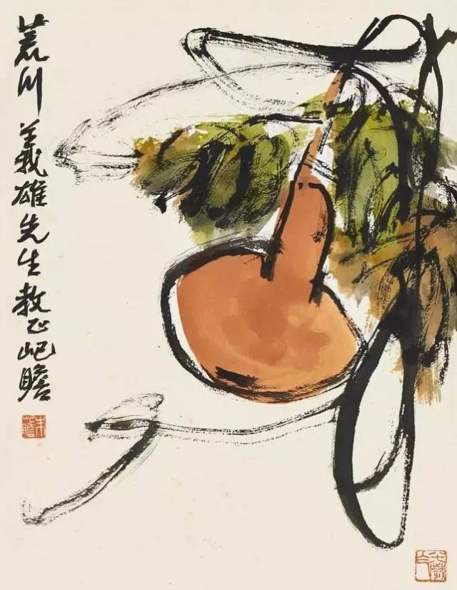 福禄双全葫芦如意图,真迹字画葫芦图案大全