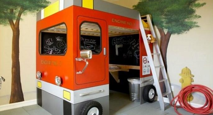 这些以车为主题的儿童房，千万别让你家孩子看到！