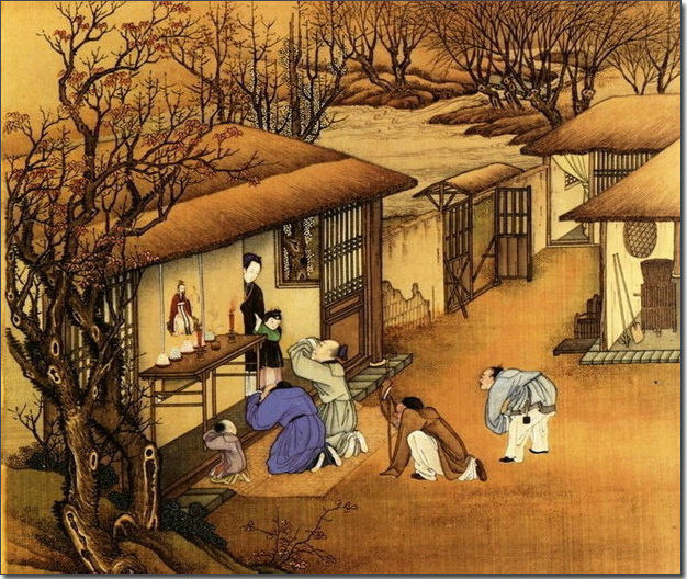 二十四节气24幅古画24首诗,二十四节气古画欣赏图