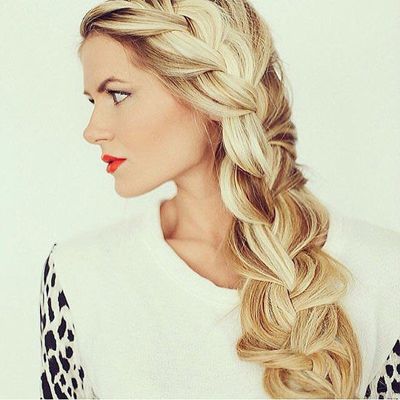 日常编发成人长发淑女,长发发型编发简单好看