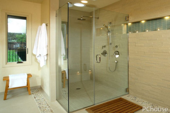 卫生间玻璃隔断用什么玻璃好,磨砂玻璃隔断和透明玻璃隔断