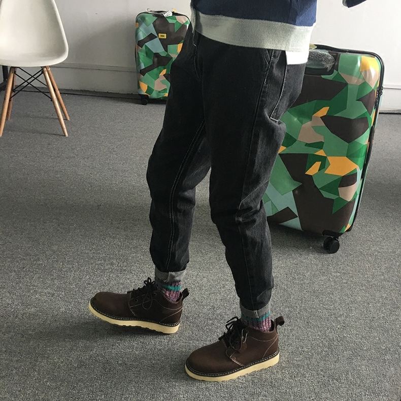 潮裤复古穿搭,好穿搭的潮裤