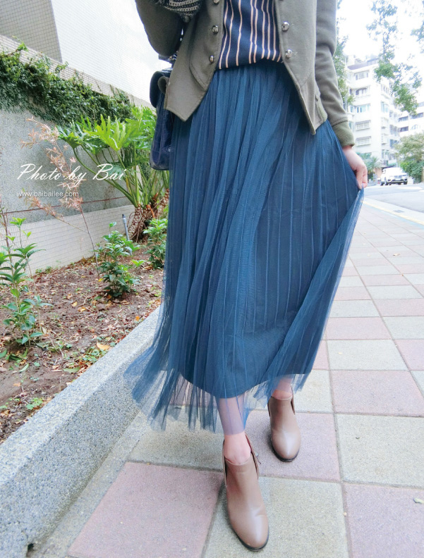 秋冬粉纱裙穿搭,穿搭春天的裙子