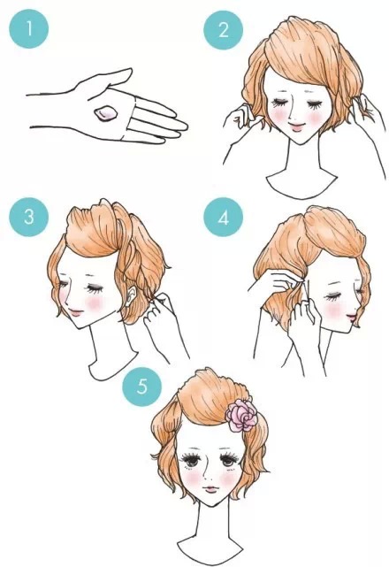 处理尴尬刘海,处理尴尬期刘海的编发