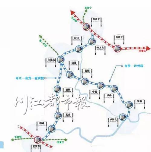 川南城际内自泸段通车时间,川南城际铁路最新消息泸州