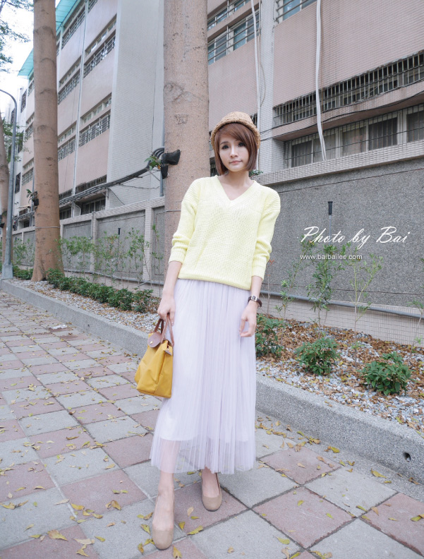 秋冬粉纱裙穿搭,穿搭春天的裙子