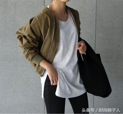 想做英姿飒爽的自己,洋气小个子时髦外套军绿色