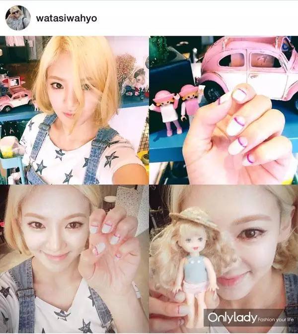 美甲款式推荐2024夏款手绘美甲,美甲款式手绘爆款美甲图显白