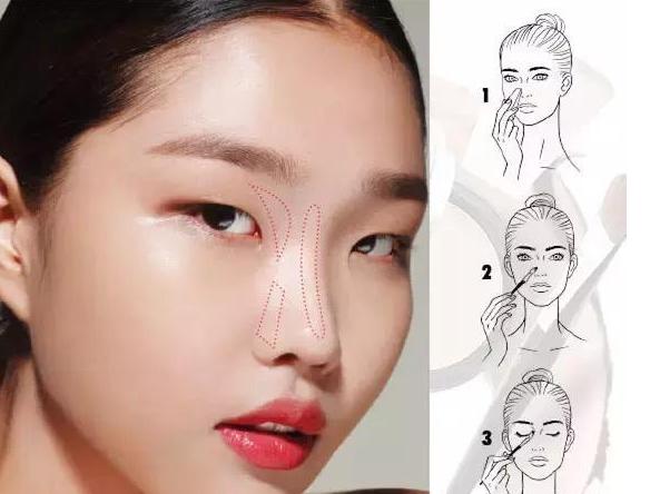 塌塌鼻该如何化妆,又大又塌的鼻子怎么化妆