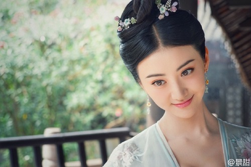 景甜早年古装惊艳,景甜古装片段