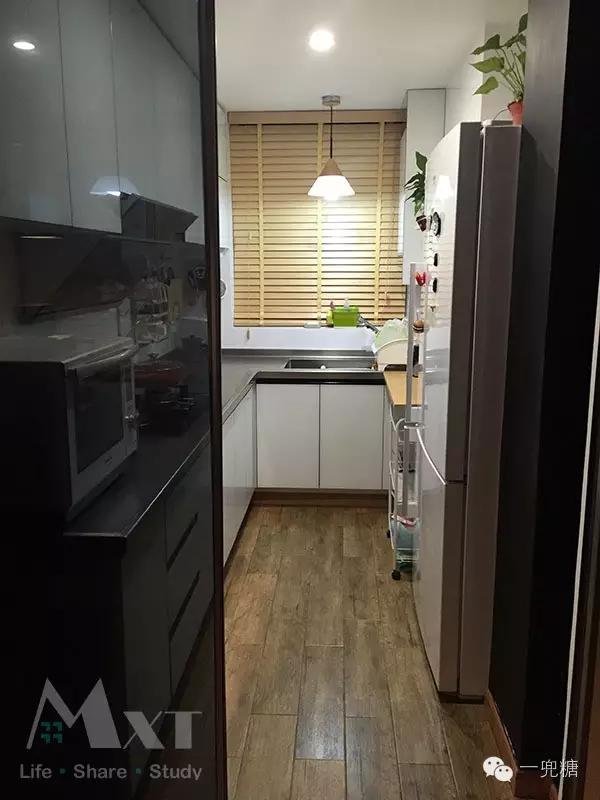 4平米小厨房变8平方,二手房改造开放式厨房