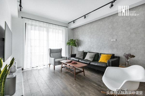 三室极简工业风,北欧极简工业风装修