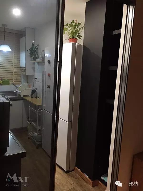 4平米小厨房变8平方,二手房改造开放式厨房