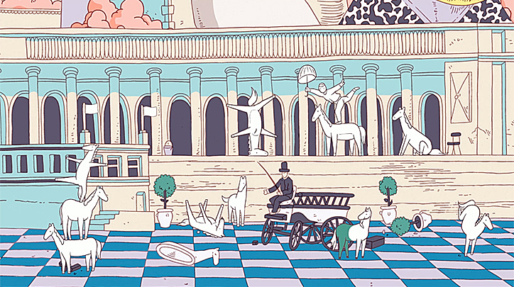 当Hermès丝巾被巨型马城碾压