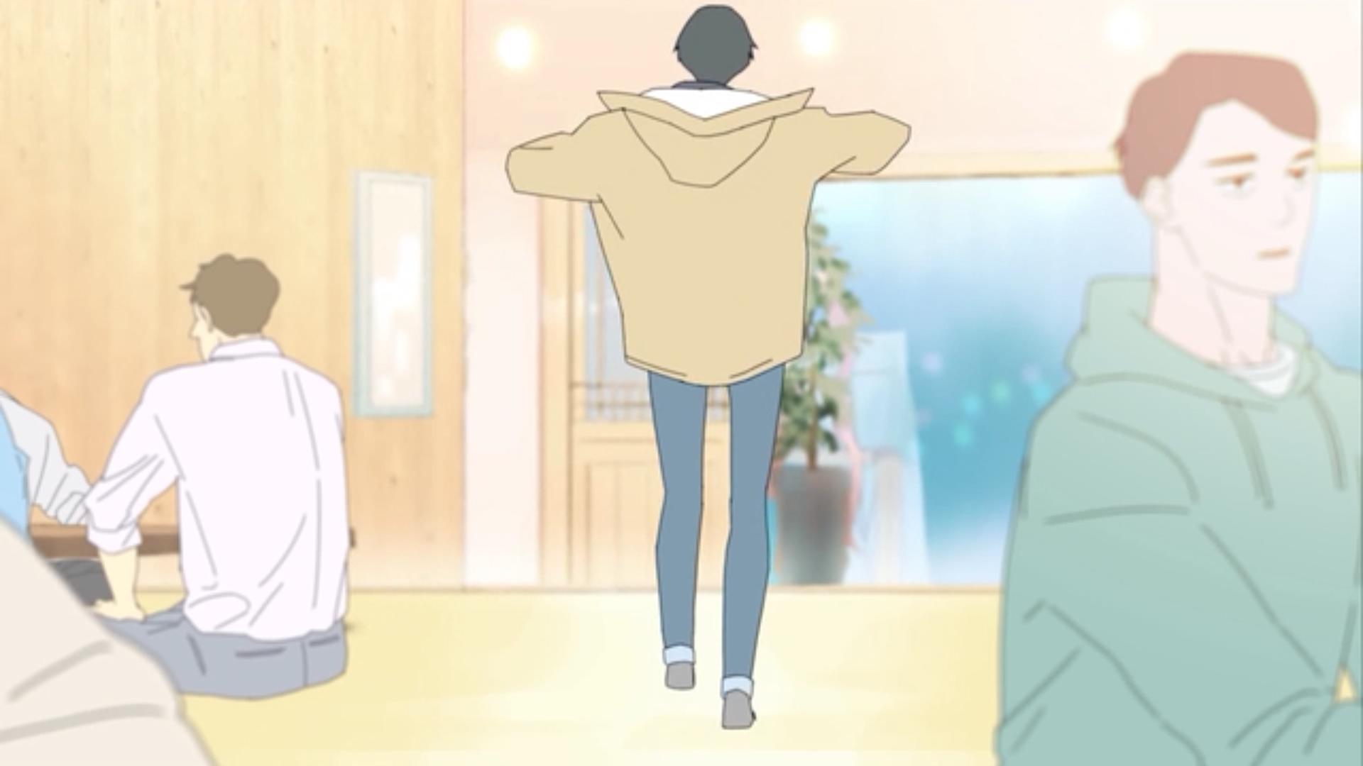 韩国短篇同志动漫《呼吸过度》图解第一集：同学会上的相遇