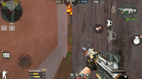 cf手游超实用点位技巧,穿越火线手游沙漠灰b点跳箱技巧
