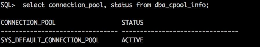 oracle查看连接池,oracle数据库测试连接