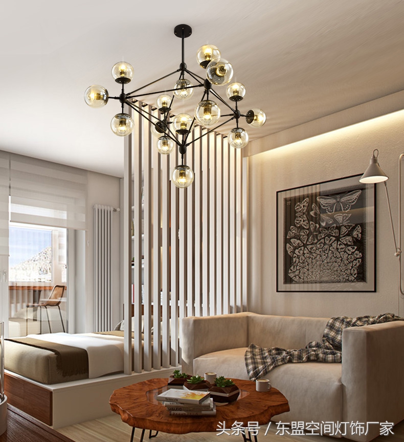 北欧轻奢魔豆吊灯,客厅吊灯魔豆吊灯价格