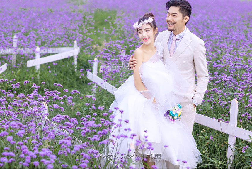 和春天有个约会：婚纱照这样拍，十里春风不及你！_CD视觉摄影